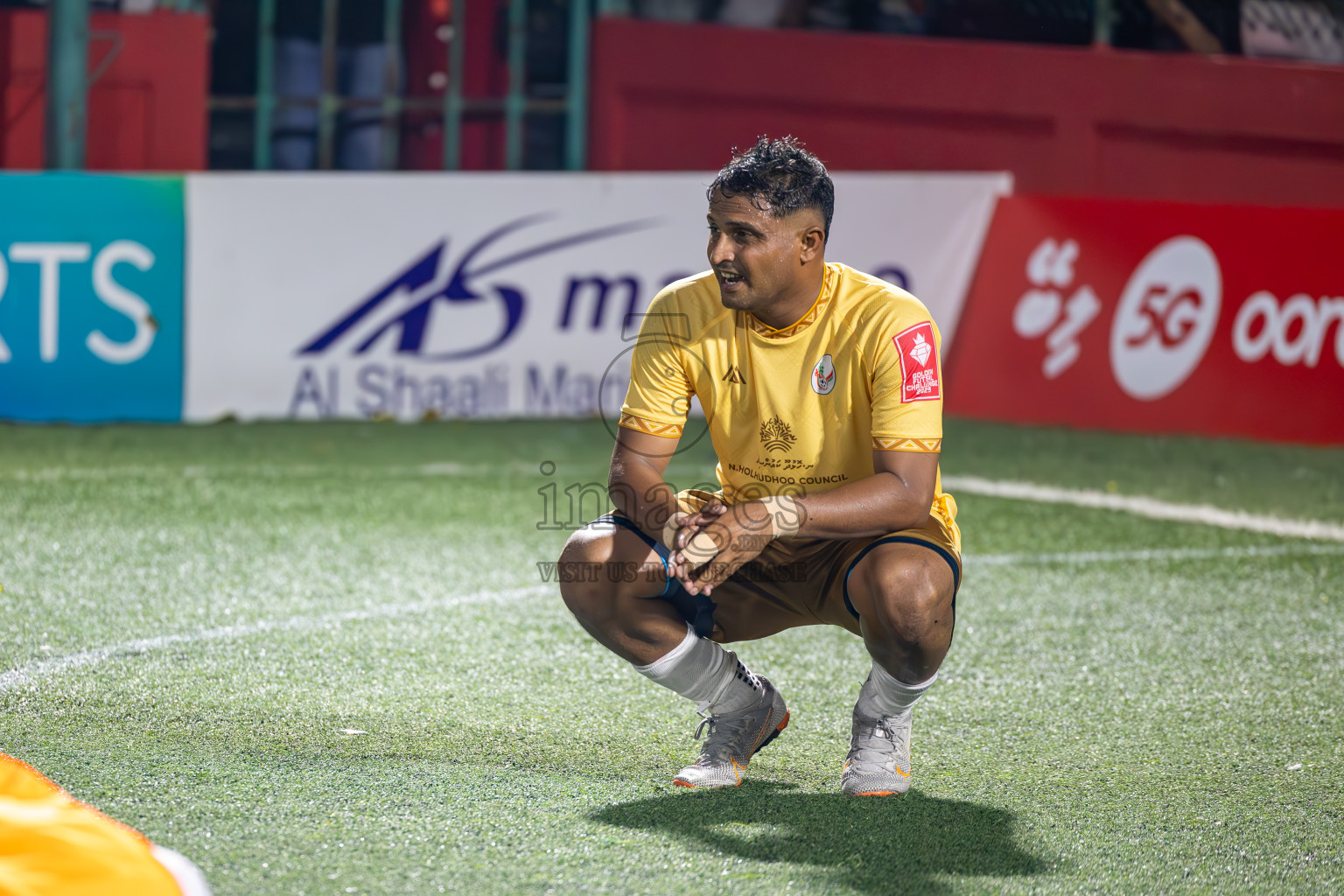 N Holhudhoo vs N Miladhoo in Noonu Atoll Final in Day 24 of Golden Futsal Challenge 2025 was held on Tuesday , 28th January 2025, in Hulhumale', Maldives. Photos: Ismail Thoriq / images.mv