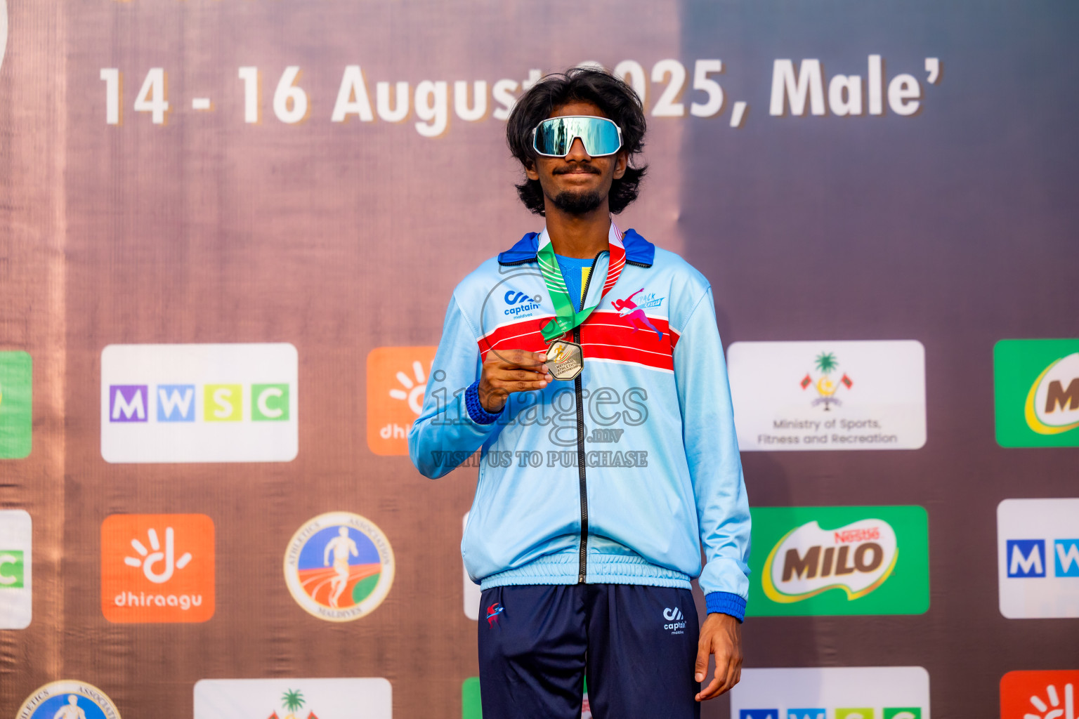 Day 1 of National Athletics Championship 2025 was held at Ekuveni Running Ground in Male', Maldives on Thursday, 14th August 2025. Photos: Nausham Waheed / images.mv