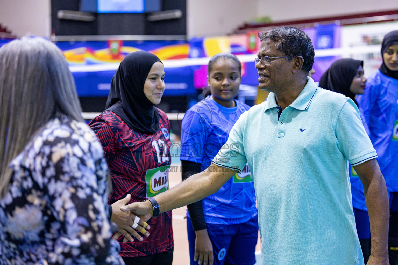 Police Club vs Flexor Sports Club in Day 1 of National Volleyball League 2025 - Women's Division held in Male', Maldives on Saturday, 19th April 2025 at Social Center Indoor Hall Photos 
By: Hassan Simah / images.mv