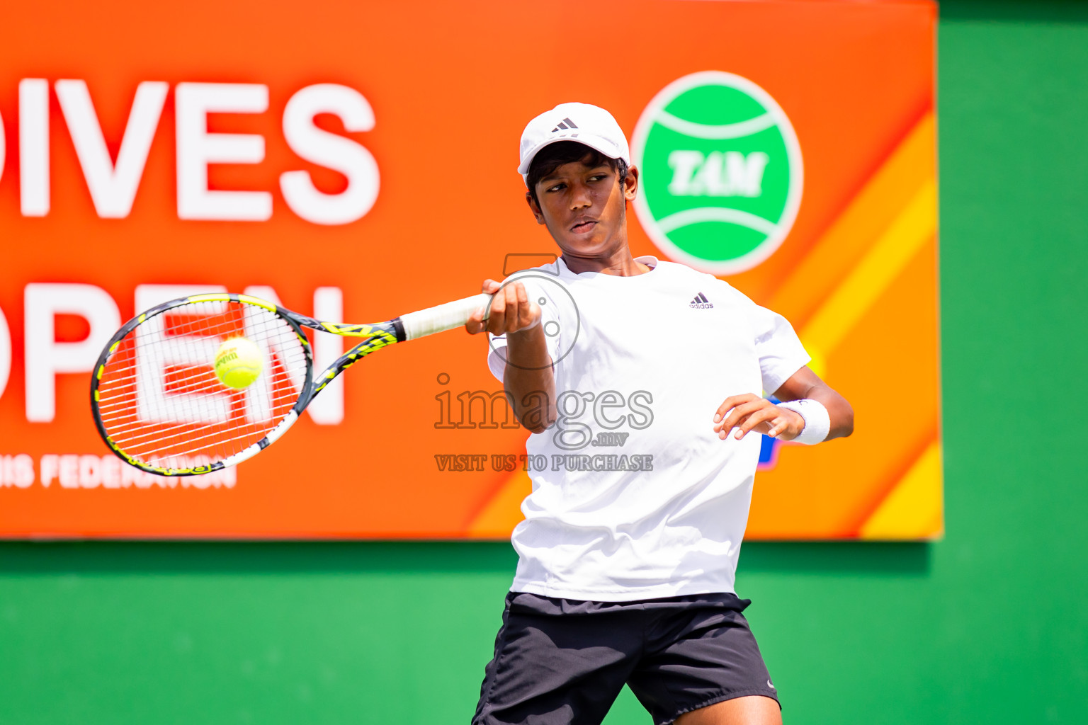 Day 2 of ATF Maldives Junior Open Tennis was held in Male' Tennis Court, Male', Maldives on Tuesday, 10th December 2024. Photos: Nausham Waheed / images.mv