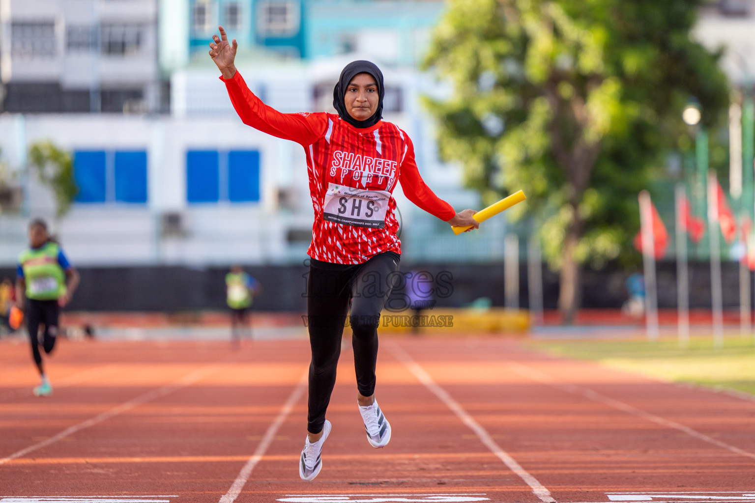 Day 3 of 33rd National Athletics Championship was held in Ekuveni Track at Male', Maldives on Saturday, 7th September 2024. Photos: Suaadh Abdul Sattar / images.mv