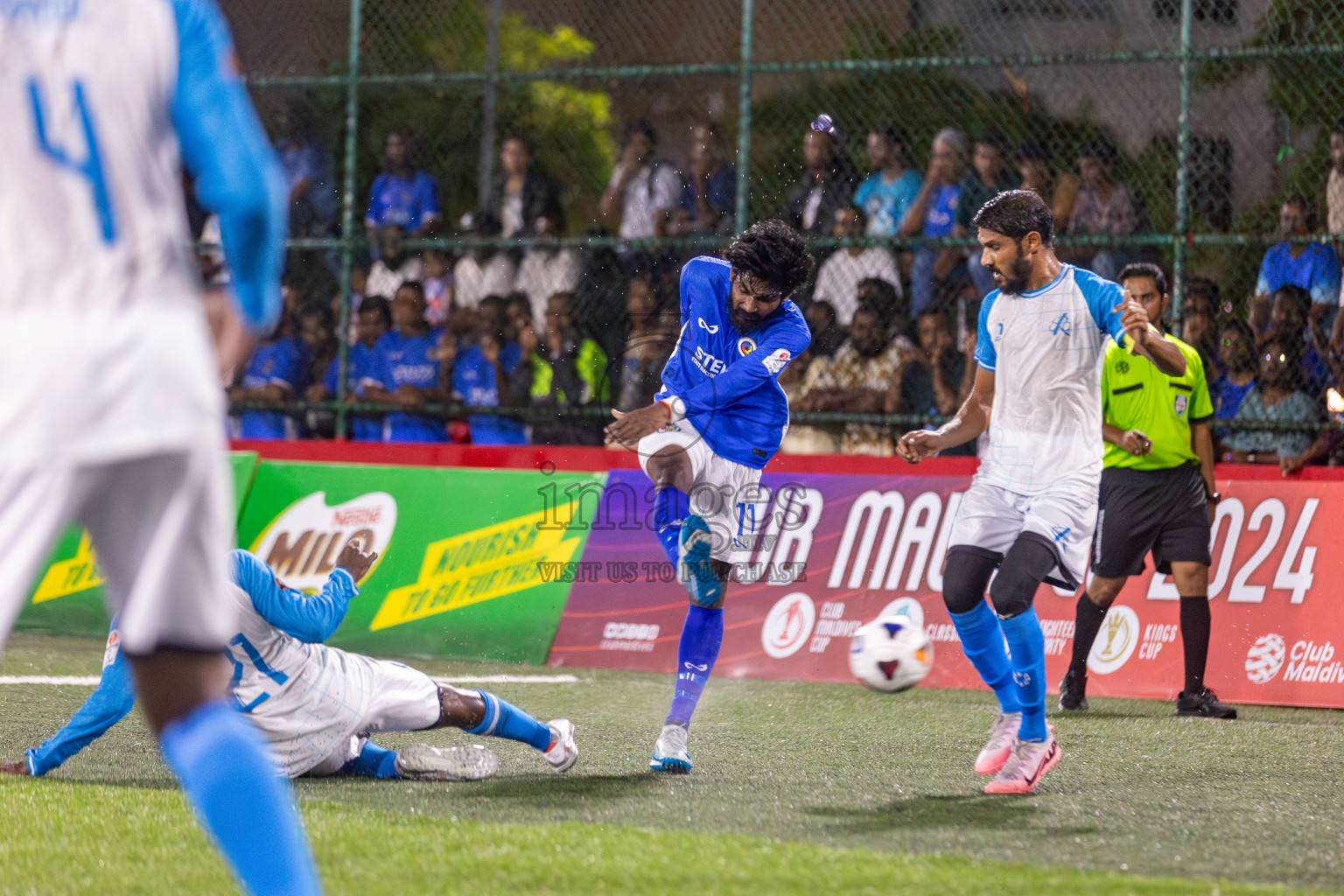 STELCO RC vs Customs RC in Club Maldives Cup 2024 held in Rehendi Futsal Ground, Hulhumale', Maldives on Tuesday, 24th September 2024. 
Photos: Hassan Simah / images.mv