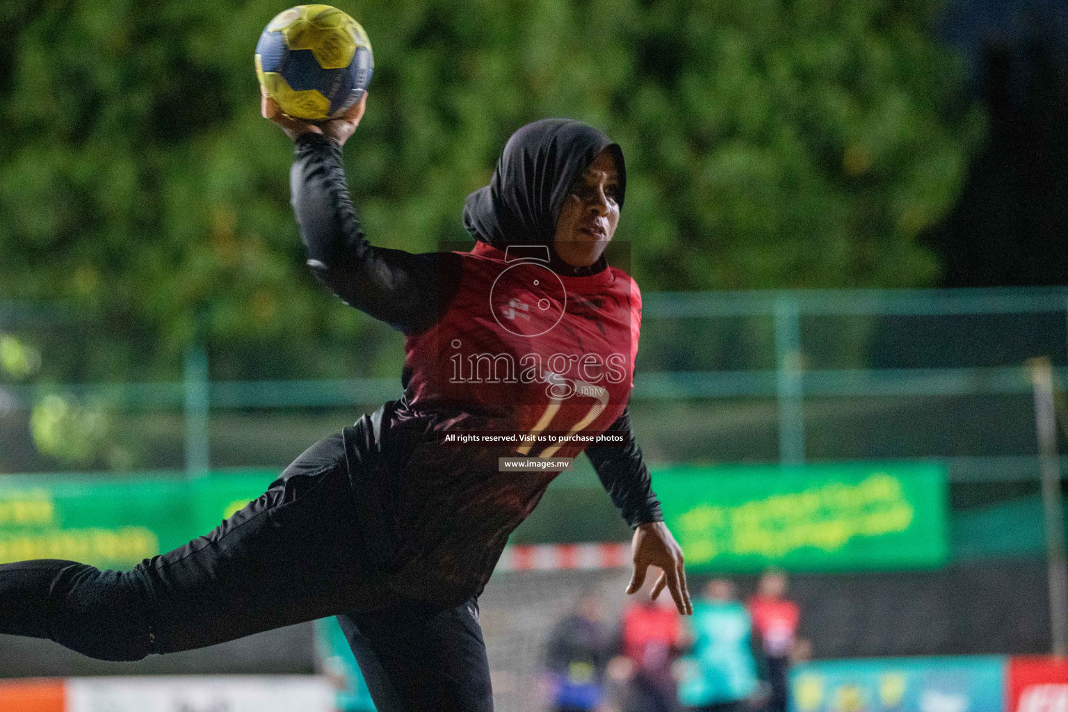 Day 9 of 6th MILO Handball Maldives Championship 2023, held in Handball ground, Male', Maldives on 28th May 2023 Photos: Nausham Waheed/ Images.mv