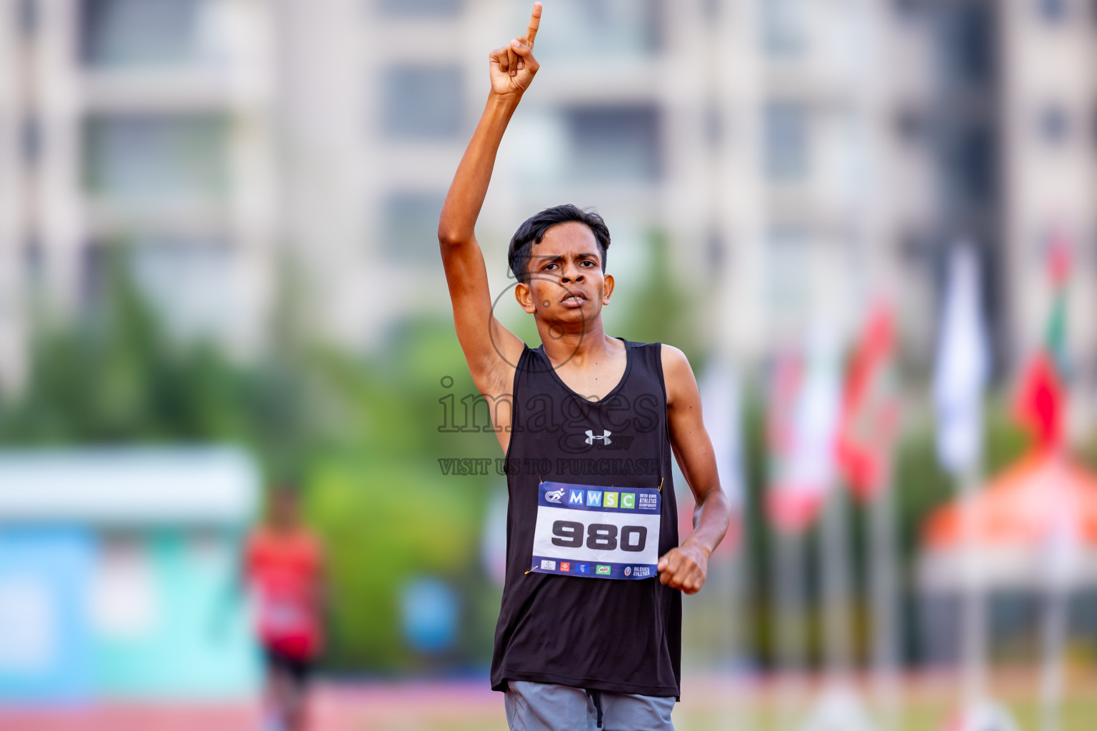 Day 5 of MWSC Interschool Athletics Championships 2024 held in Hulhumale Running Track, Hulhumale, Maldives on Wednesday, 13th November 2024. Photos by: Nausham Waheed / Images.mv