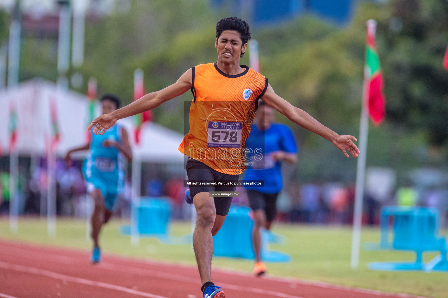 Day 4 of Inter-School Athletics Championship held in Male', Maldives on 26th May 2022. Photos by: Nausham Waheed / images.mv