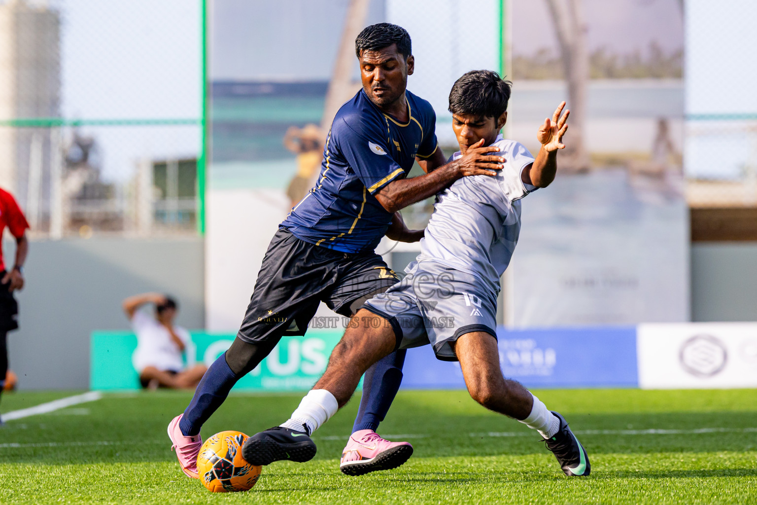 Olhuveli vs Baros in day 1 of Resort Super League 2026 was held on Tuesday, 13th October 2026 in Sun Siyam Olhuveli, Photos: Nausham Waheed / images.mv