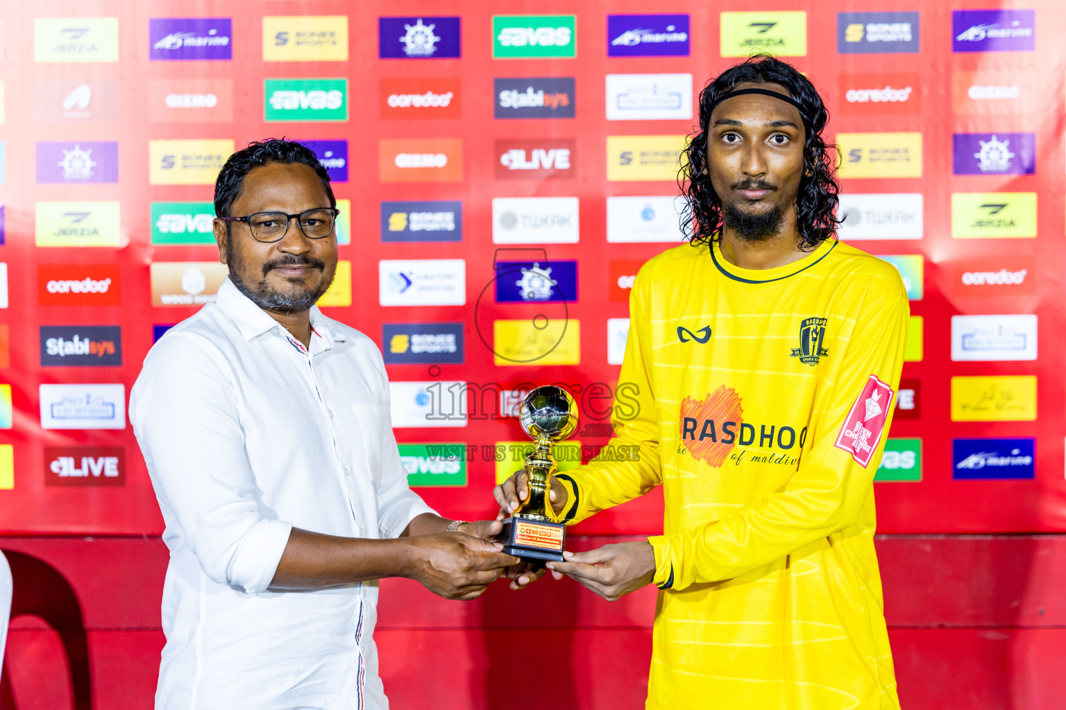 AA Rasdhoo vs AA Bodufolhudhoo in Day 11 of Golden Futsal Challenge 2025 was held on Wednesday, 15th January 2025, in Hulhumale', Maldives Photos: Nausham Waheed / images.mv