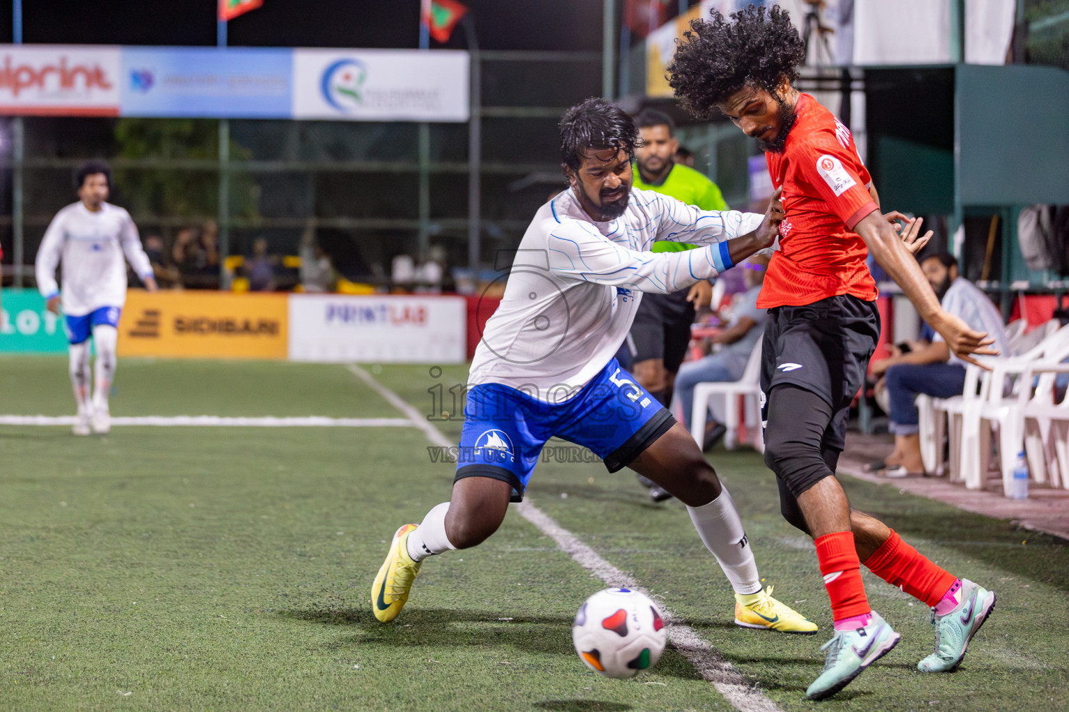 United BML vs Team MTCC in Club Maldives Cup 2024 held in Rehendi Futsal Ground, Hulhumale', Maldives on Saturday, 28th September 2024. 
Photos: Hassan Simah / images.mv