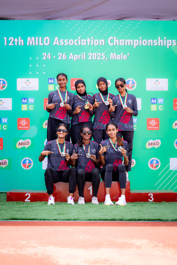 Day 3 of 12th Milo Association Championships was held in Ekuveni Track at Male', Maldives on Saturday, 26th April 2025. Photos: Nausham Waheed  / images.mv