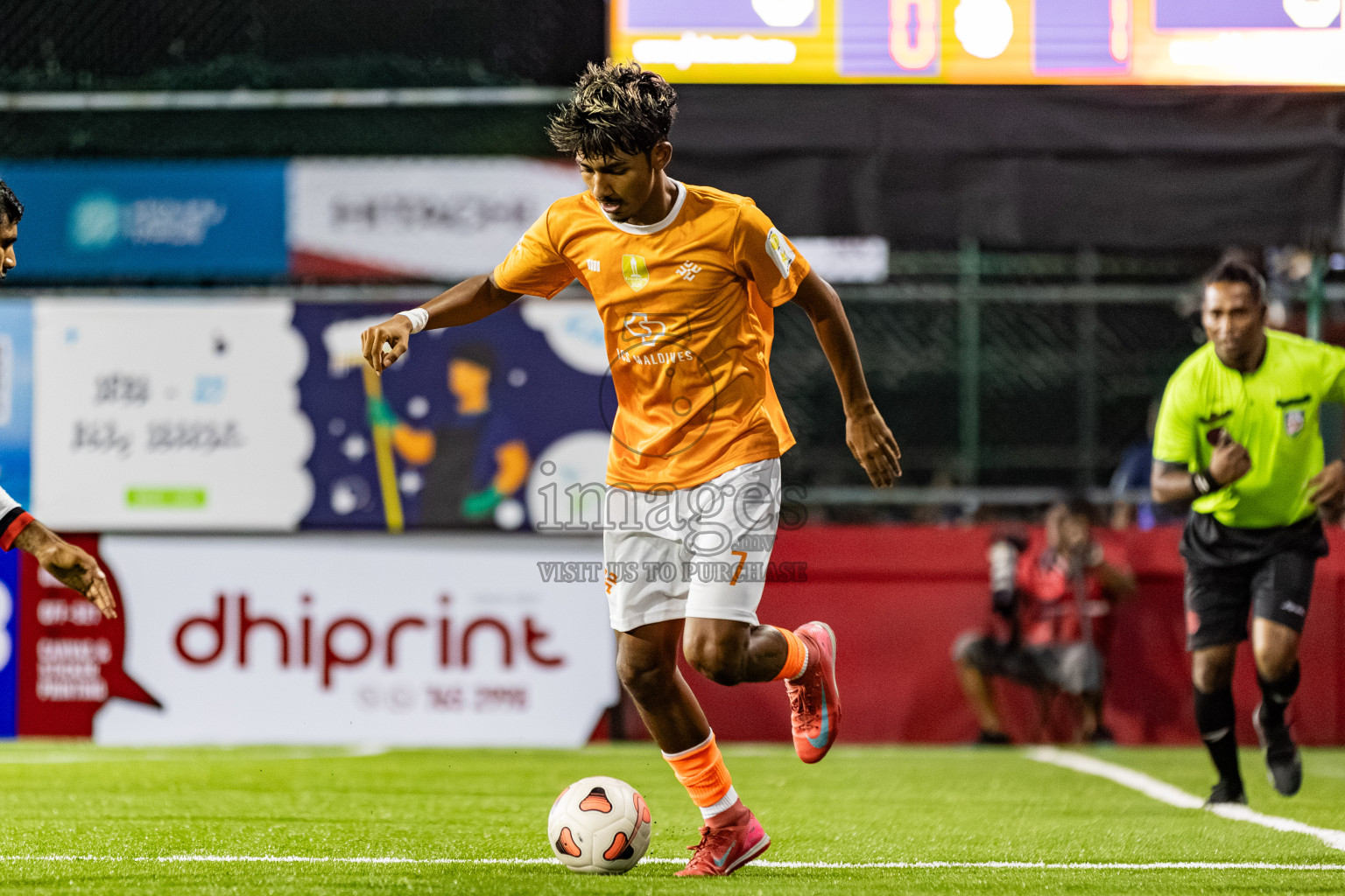 CC Sports Club vs Team Kaashidhoo in Kings Cup of Club Maldives Cup 2025 held in Rehendi Futsal Ground, Hulhumale', Maldives on Monday, 1st September 2025. Photos: Areef, Yasna / images.mv