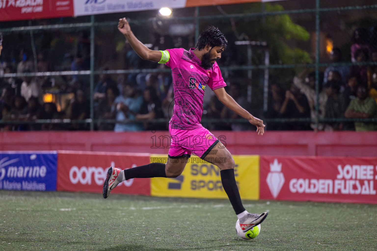 Maafannu vs Villimale on Day 32 of Golden Futsal Challenge 2024, held on Saturday, 17th February 2024 in Hulhumale', Maldives 
Photos: Mohamed Mahfooz Moosa / images.mv