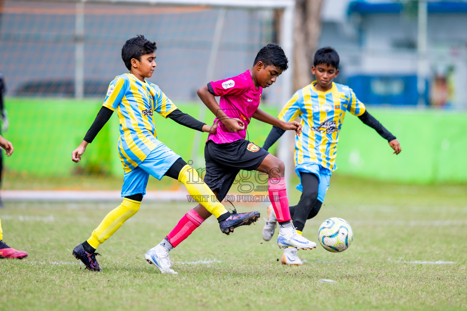 Under 12 United Victory vs Valancia on day 3 of Dhivehi Youth League 2024 held at Henveiru Stadium on Saturday, 23rd November 2024. Photos: Nausham Waheed/ Images.mv