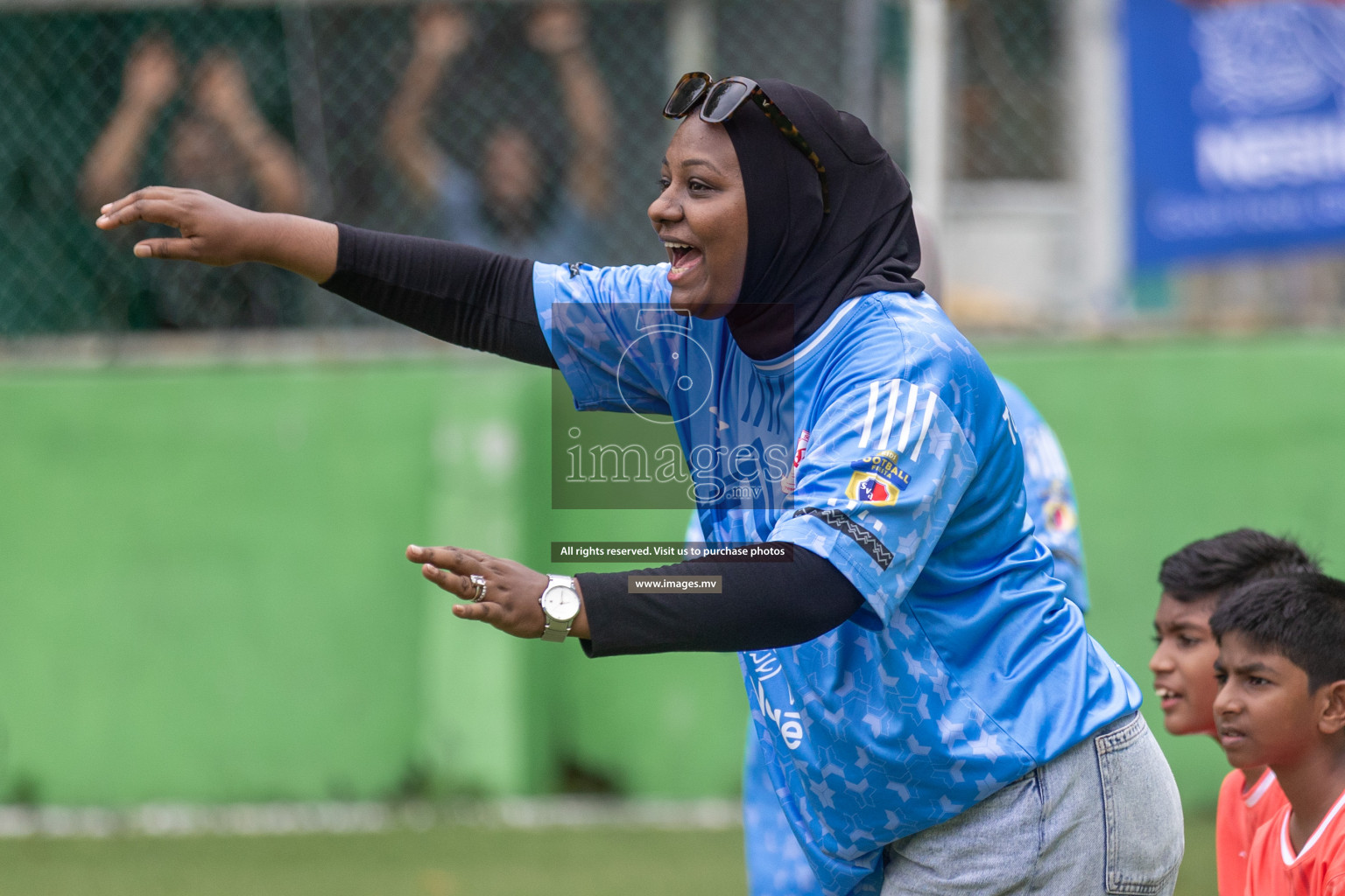 Day 1 of Nestle kids football fiesta, held in Henveyru Football Stadium, Male', Maldives on Wednesday, 11th October 2023 Photos: Shut Abdul Sattar/ Images.mv