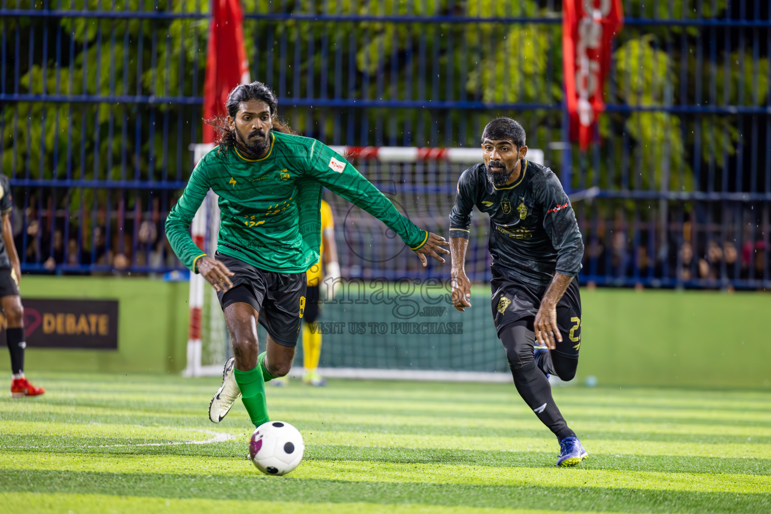 Muring FC vs Afro SC in Semi Final of Eydhafushi Futsal Cup 2024 was held on Monday , 15th April 2024, in B Eydhafushi, Maldives Photos: Ismail Thoriq / images.mv