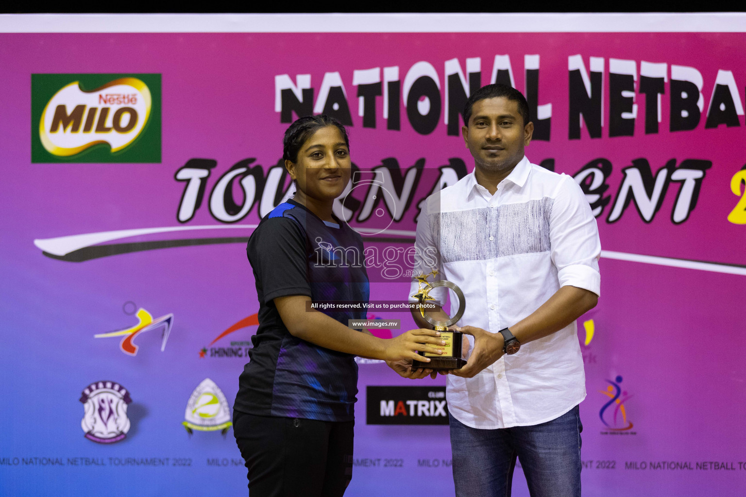 Club Green Streets vs Kulhudhufushi Y&RC in the 1st Division Final of Milo National Netball Tournament 2022 on 22nd July 2022 held in Social Center, Male', Maldives. Photographer: Shuu / images.mv