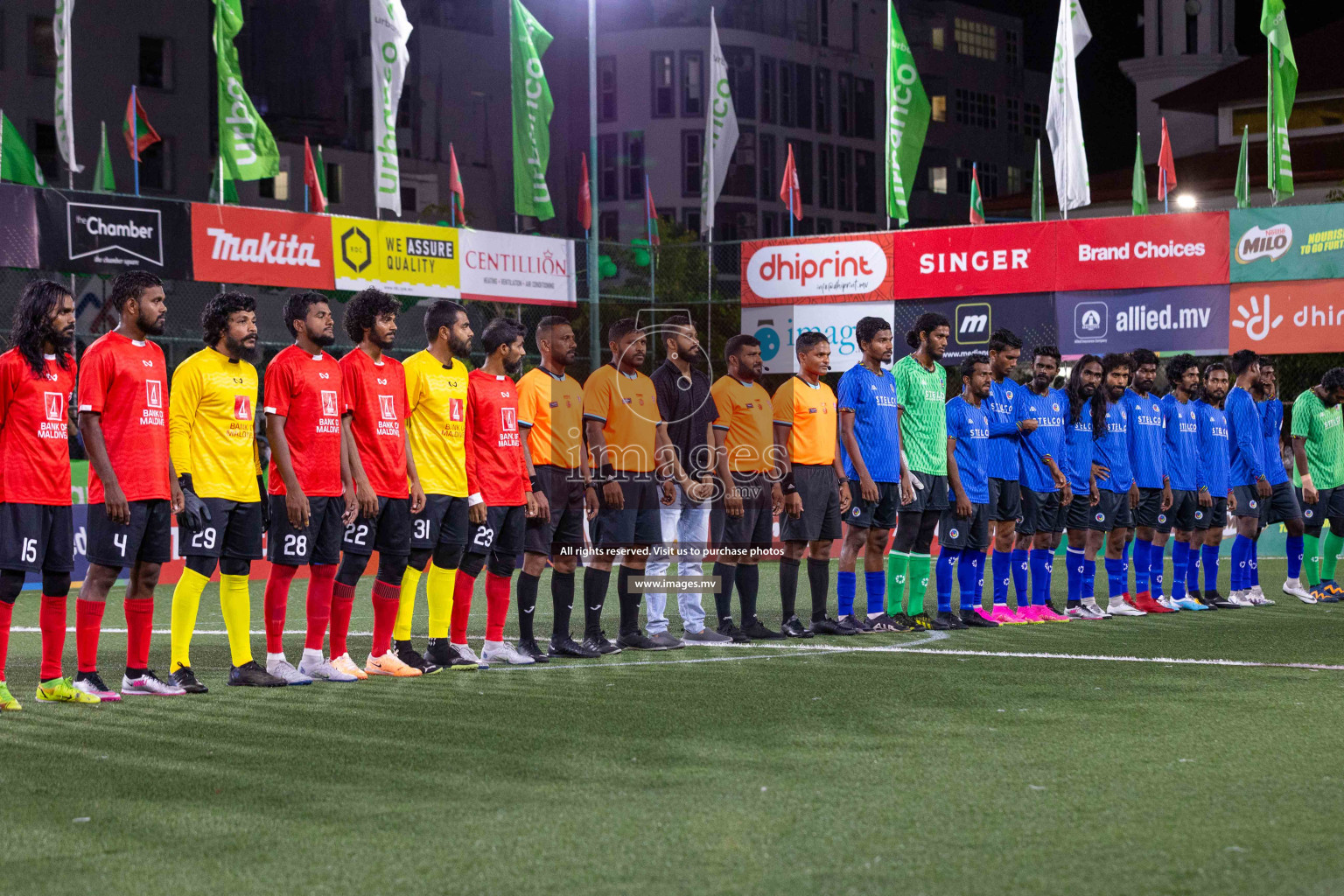 STELCO vs United BML in Quarter Final of Club Maldives Cup 2023 held in Hulhumale, Maldives, on Saturday, 12th August 2023Photos: Ismail Thoriq / images.mv