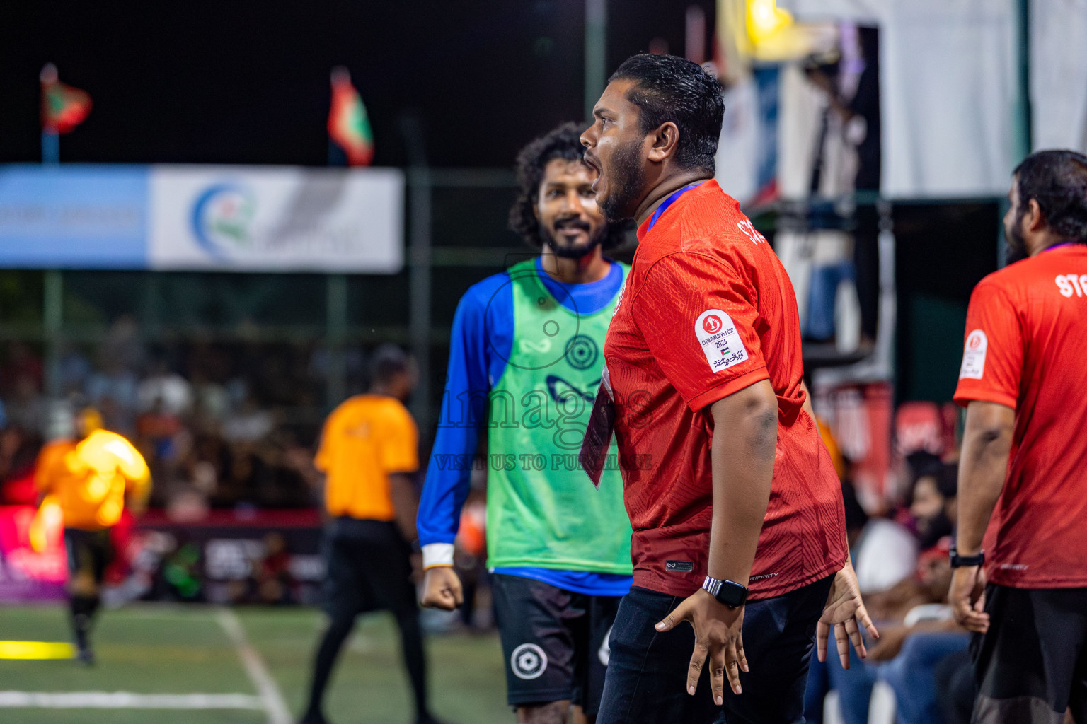 WAMCO vs STELCO RC in the Semi Finals of Club Maldives Cup 2024 held in Rehendi Futsal Ground, Hulhumale', Maldives on Monday, 14th October 2024. Photos: Hassan Simah / images.mv