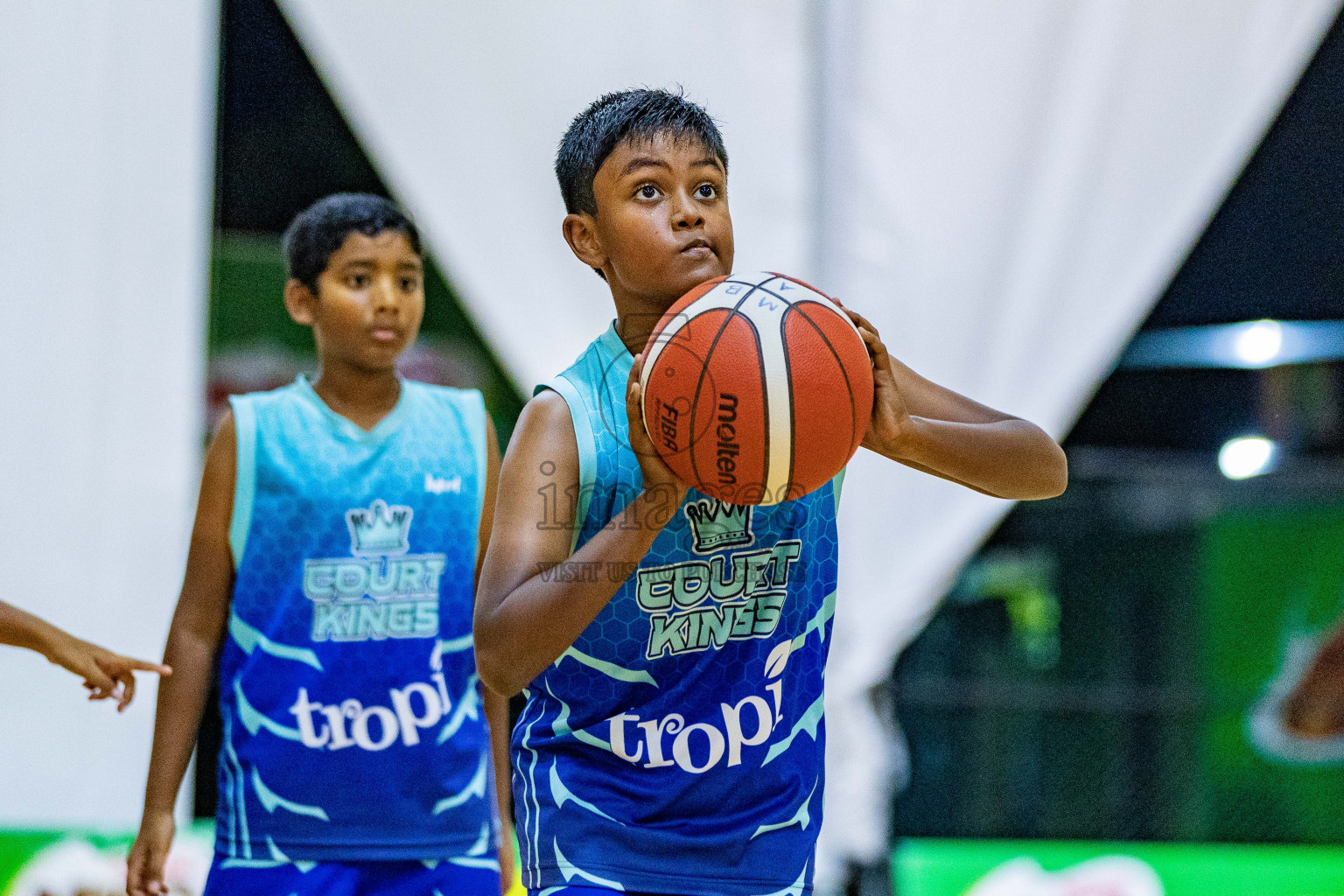 Day 3 of Milo 5 x 5 Junior Challenge 2025 - Basketball tournament held in Basketball Training Center, Male', Maldives on Saturday, 11th October 2025. Photos by: Nausham Waheed, Areef Adam / Images.mv