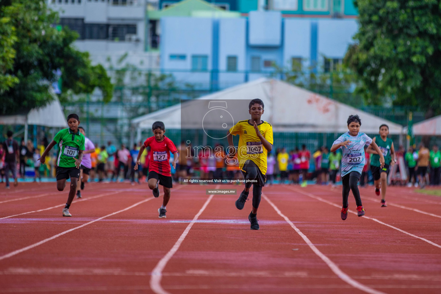 Day 1 of Inter-School Athletics Championship held in Male', Maldives on 22nd May 2022. Photos by: Maanish / images.mv