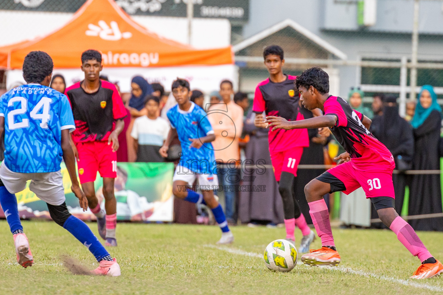 Day 2 of MILO Academy Championship 2024 (U-14) was held in Henveyru Stadium, Male', Maldives on Saturday, 2nd November 2024.
Photos: Ismail Thoriq / Images.mv