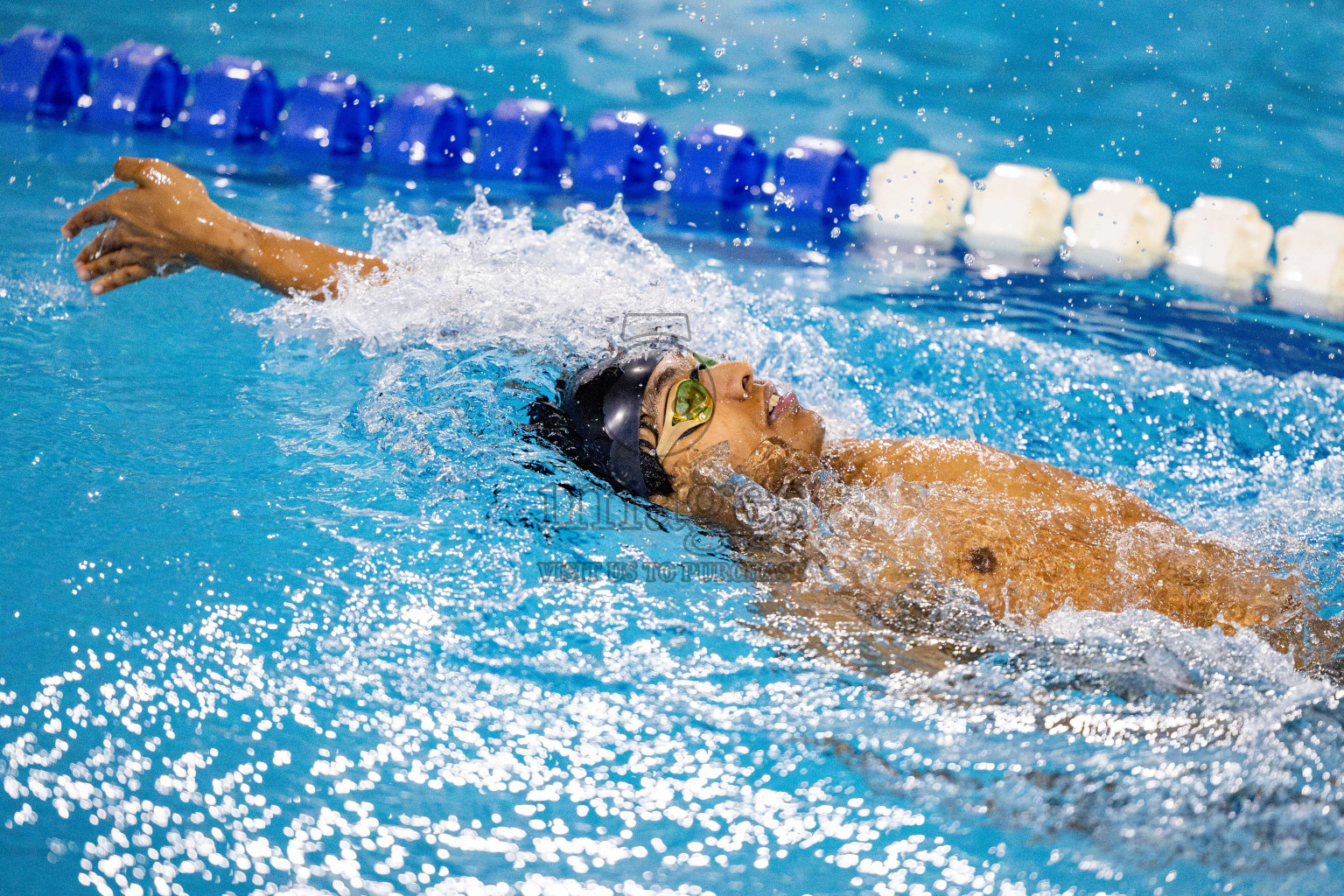 Day 4 of National Swimming Championship 2024 held in Hulhumale', Maldives on Monday, 16th December 2024. Photos: Hassan Simah / images.mv