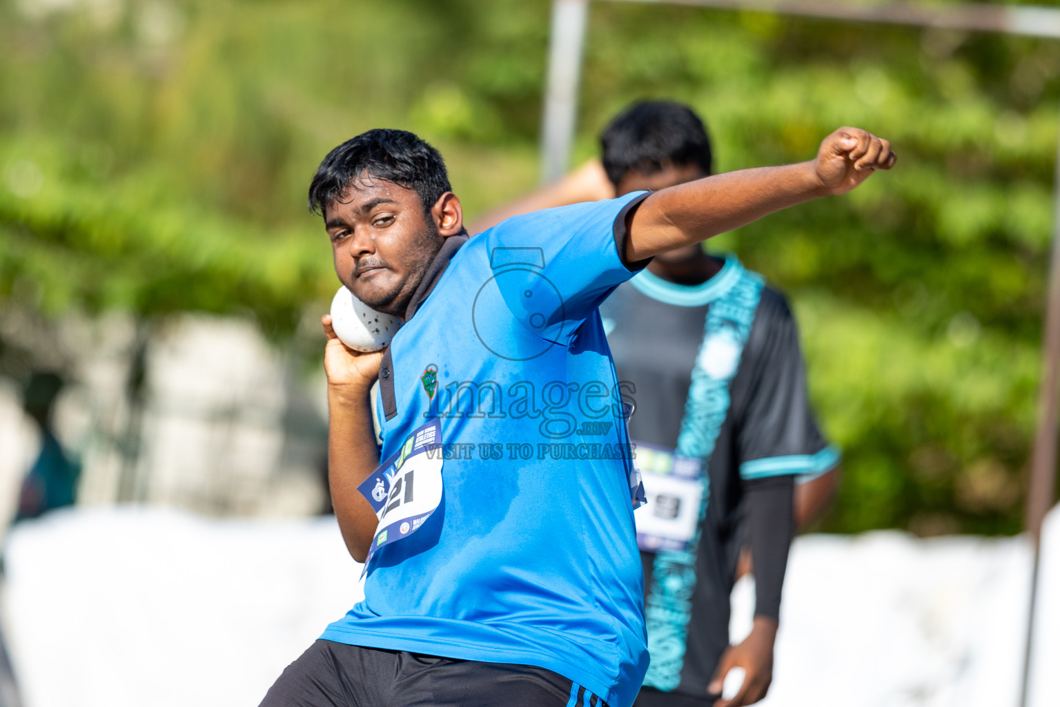 Day 1 of MWSC Interschool Athletics Championships 2024 held in Hulhumale Running Track, Hulhumale, Maldives on Saturday, 9th November 2024. 
Photos by: Ismail Thoriq / images.mv