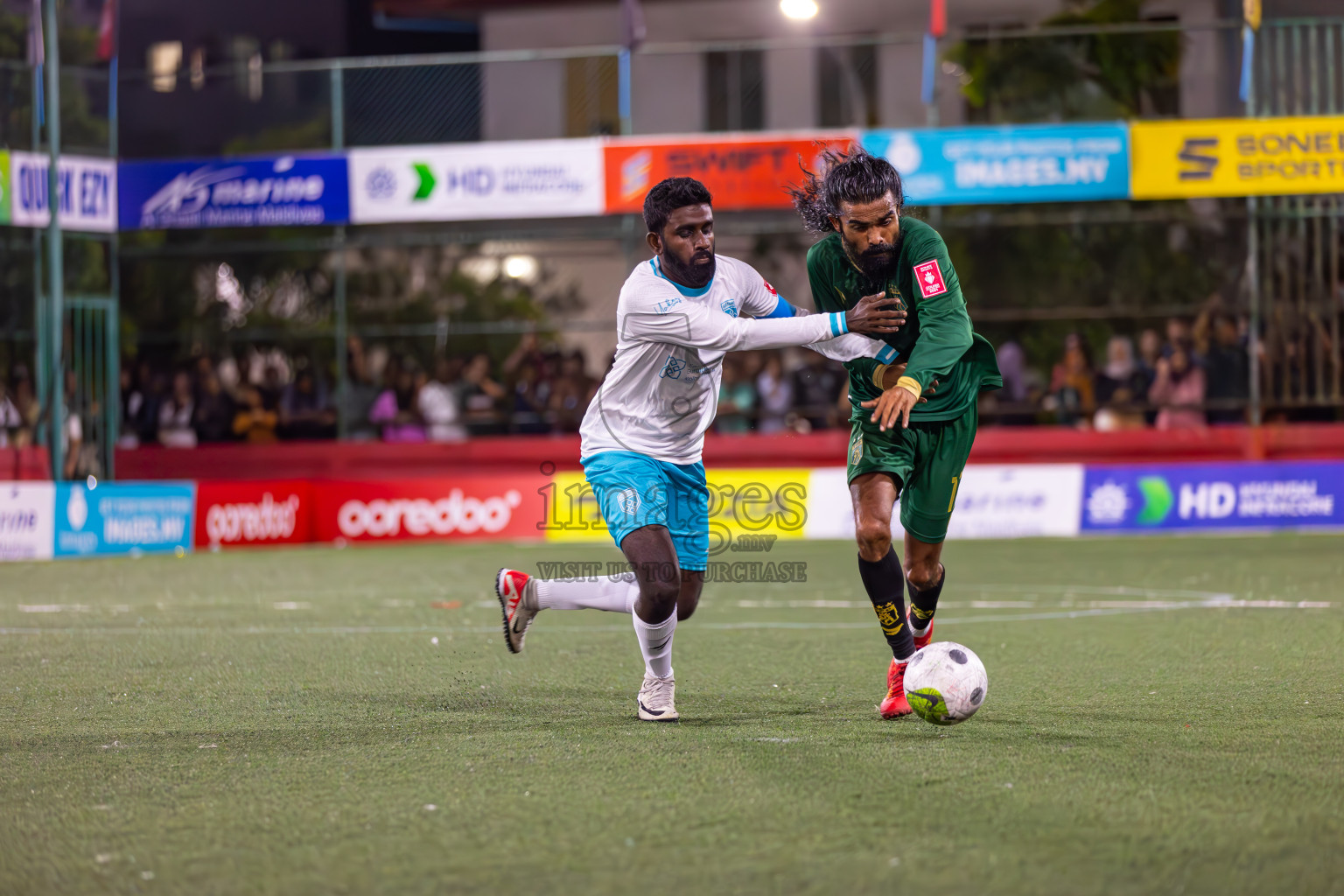 Th Thimarafushi vs Th Guraidhoo in Day 20 of Golden Futsal Challenge 2024 was held on Saturday , 3rd February 2024 in Hulhumale', Maldives Photos: Ismail Thoriq / images.mv