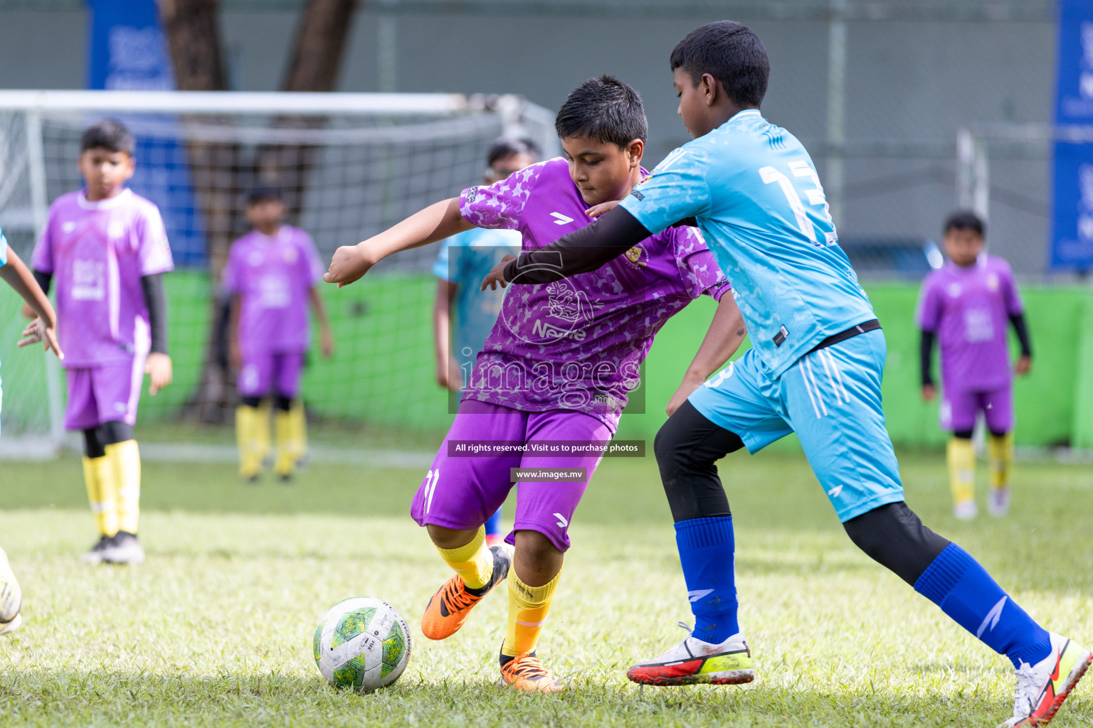 Day 2 of Nestle kids football fiesta, held in Henveyru Football Stadium, Male', Maldives on Thursday, 12th October 2023 Photos: Nausham Waheed/ Shuu Abdul Sattar Images.mv