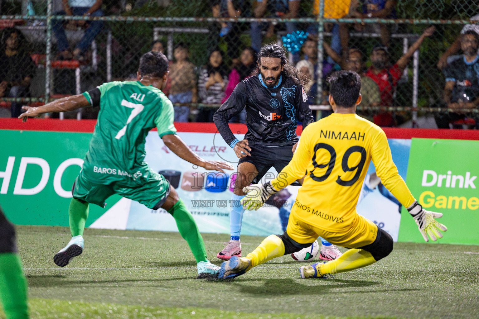 CLUB TTS vs Baros Maldives in Club Maldives Cup 2024 held in Rehendi Futsal Ground, Hulhumale', Maldives on Monday, 23rd September 2024. 
Photos: Hassan Simah / images.mv