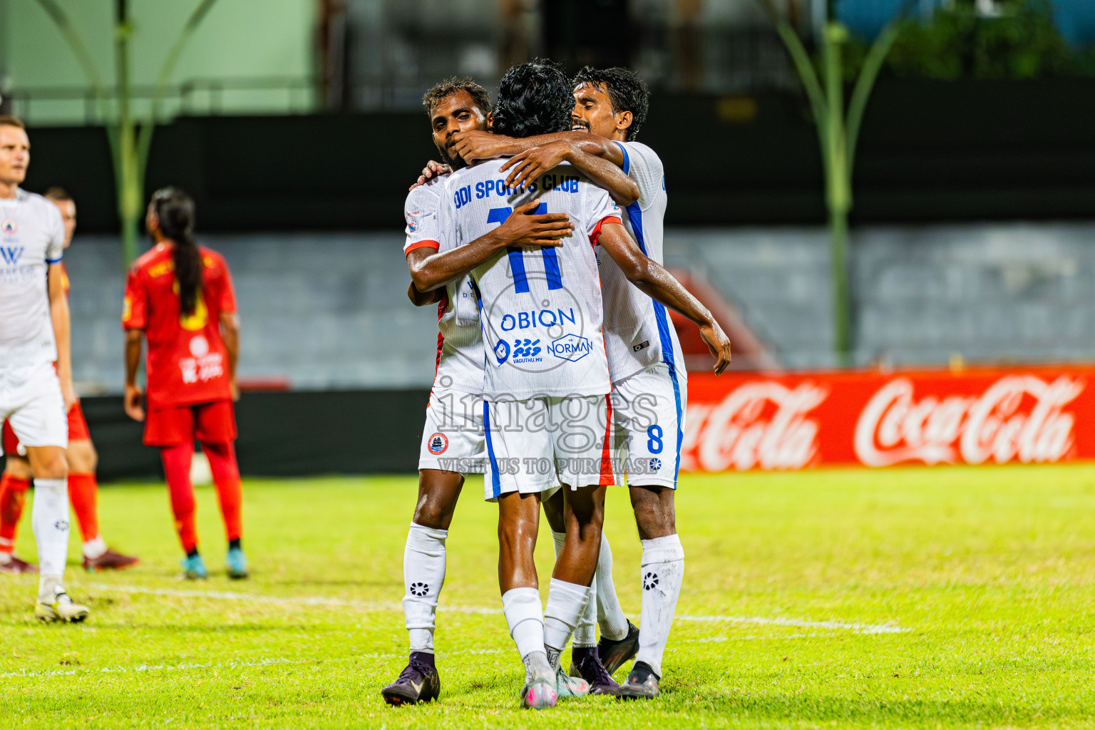 ODI Sport Club vs Victory Sports Club in Dhivehi Premier League 2025/26 held in National Football Stadium, Male', Maldives on Thursday, 2nd October 2025. Photos: Areef Adam / Images.mv