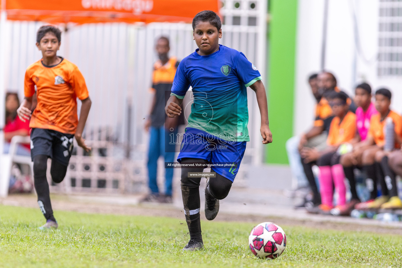 Day 2 of MILO Academy Championship 2023 (u14) was held in Henveyru Stadium Male', Maldives on 4th November 2023. Photos: Nausham Waheed / images.mv