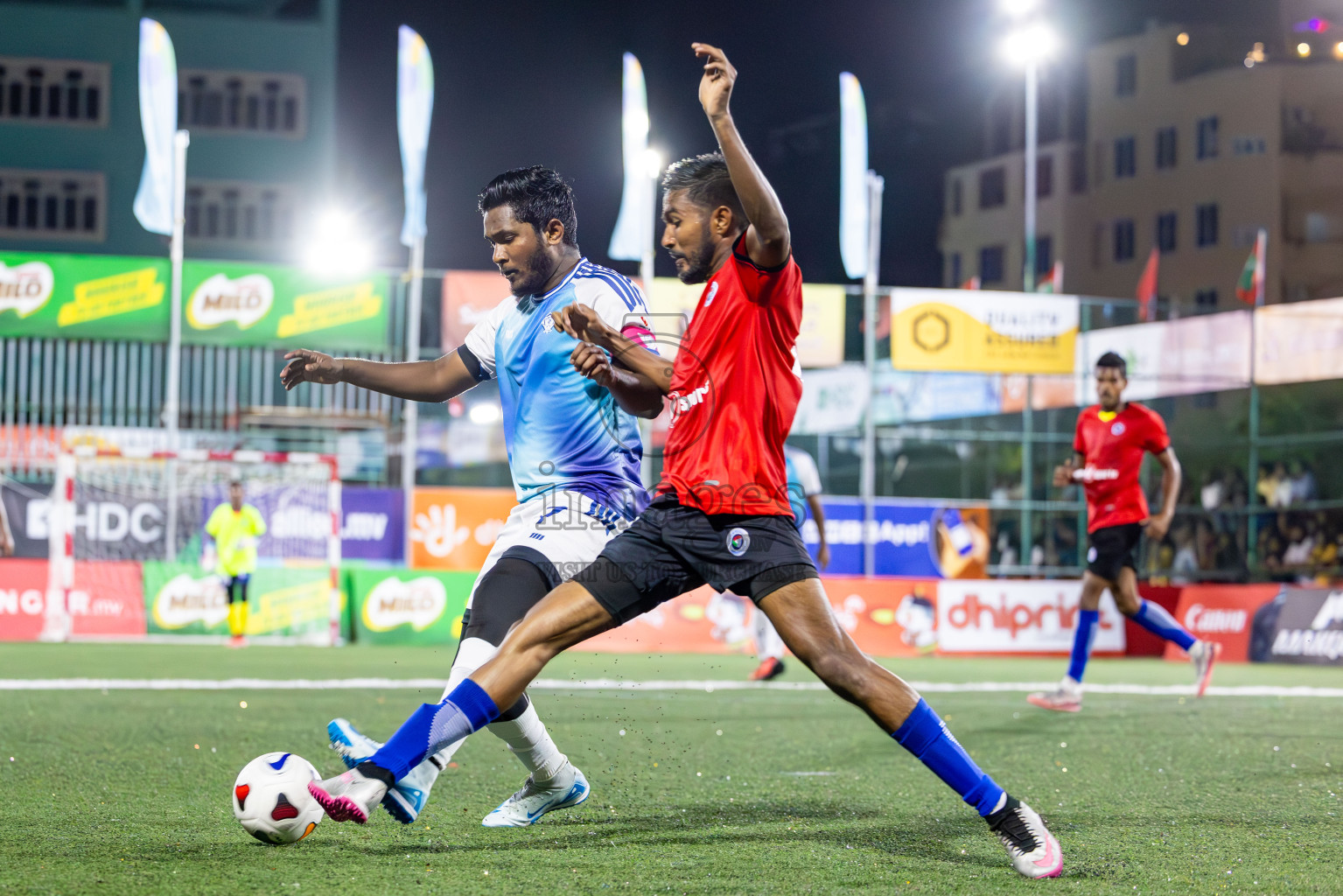 AVSEC vs POLICE in Club Maldives Cup 2024 held in Rehendi Futsal Ground, Hulhumale', Maldives on Tuesday, 24th September 2024. Photos: Shuu/ images.mv