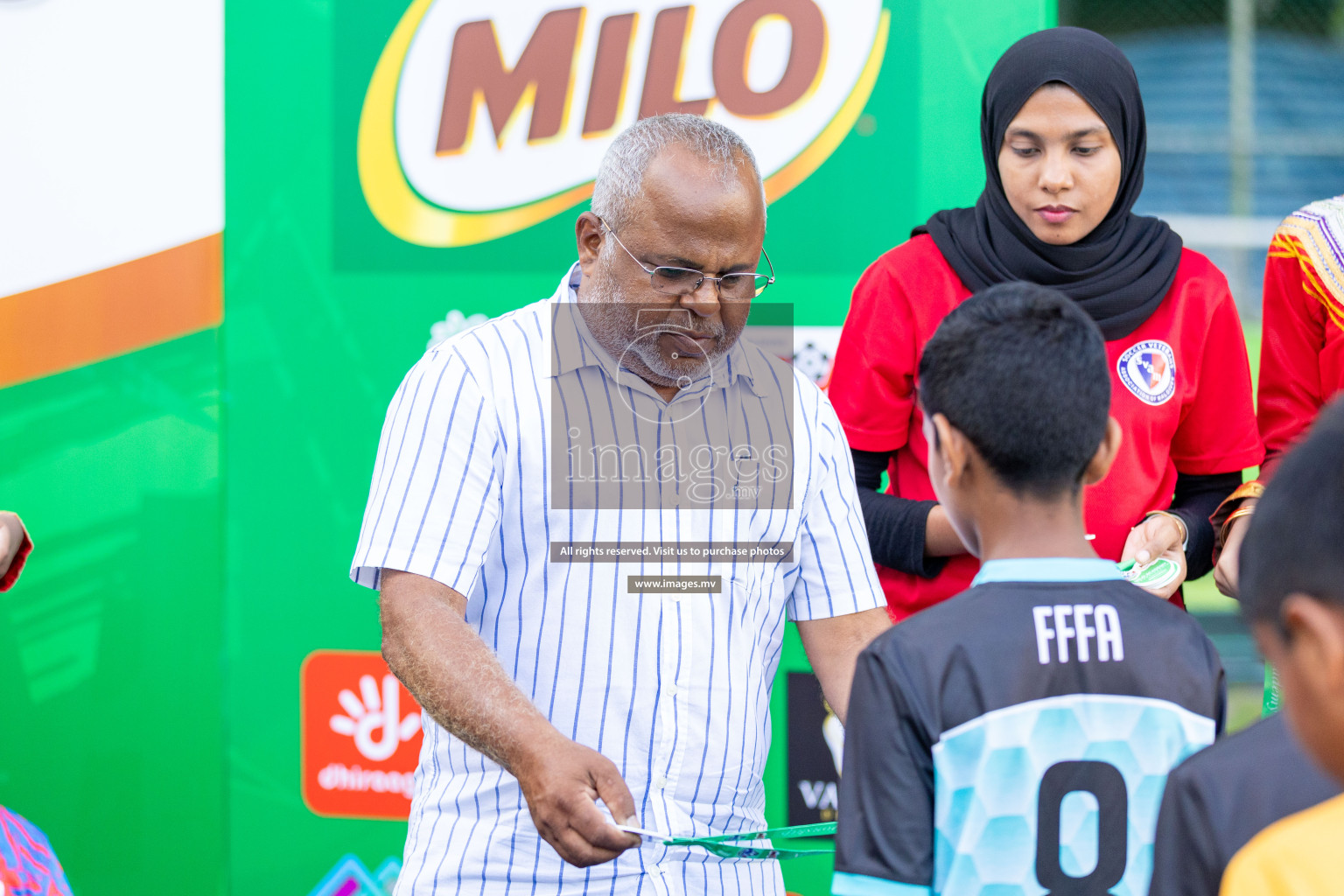 Day 2 of MILO Academy Championship 2023 (U12) was held in Henveiru Football Grounds, Male', Maldives, on Saturday, 19th August 2023. Photos: Nausham Waheedh / images.mv