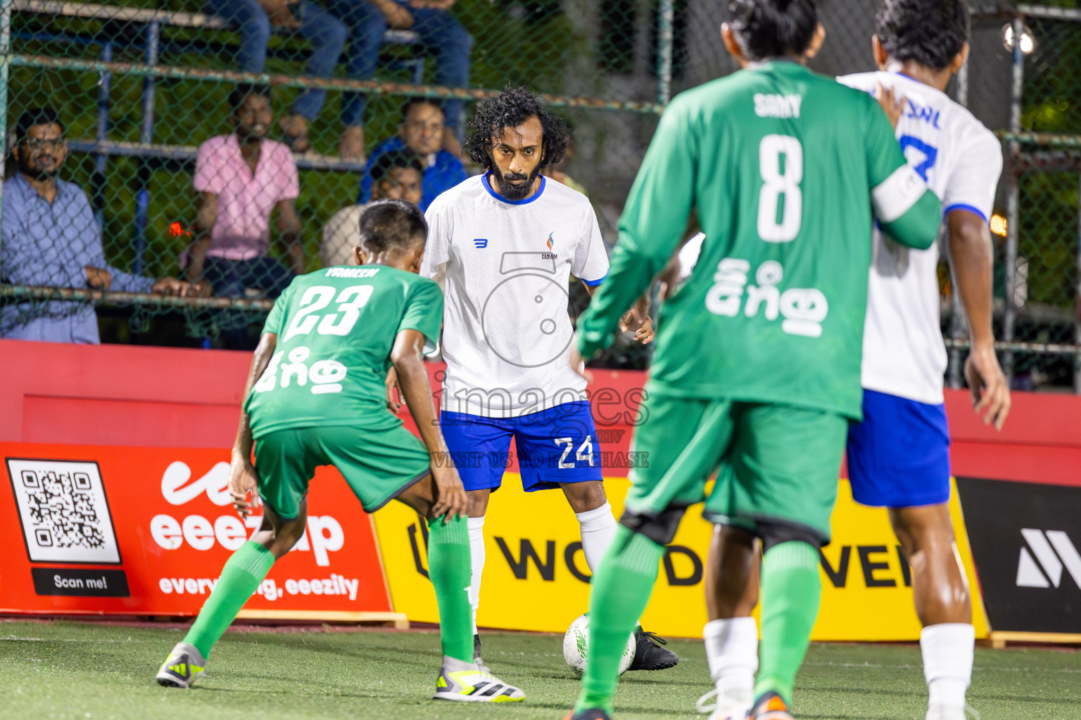 Fenaka vs MIB in Day 6 of Office League 2025 was held on Monday, 21st April 2025 in Hulhumale', Maldives. Photos: Ismail Thoriq / images.mv