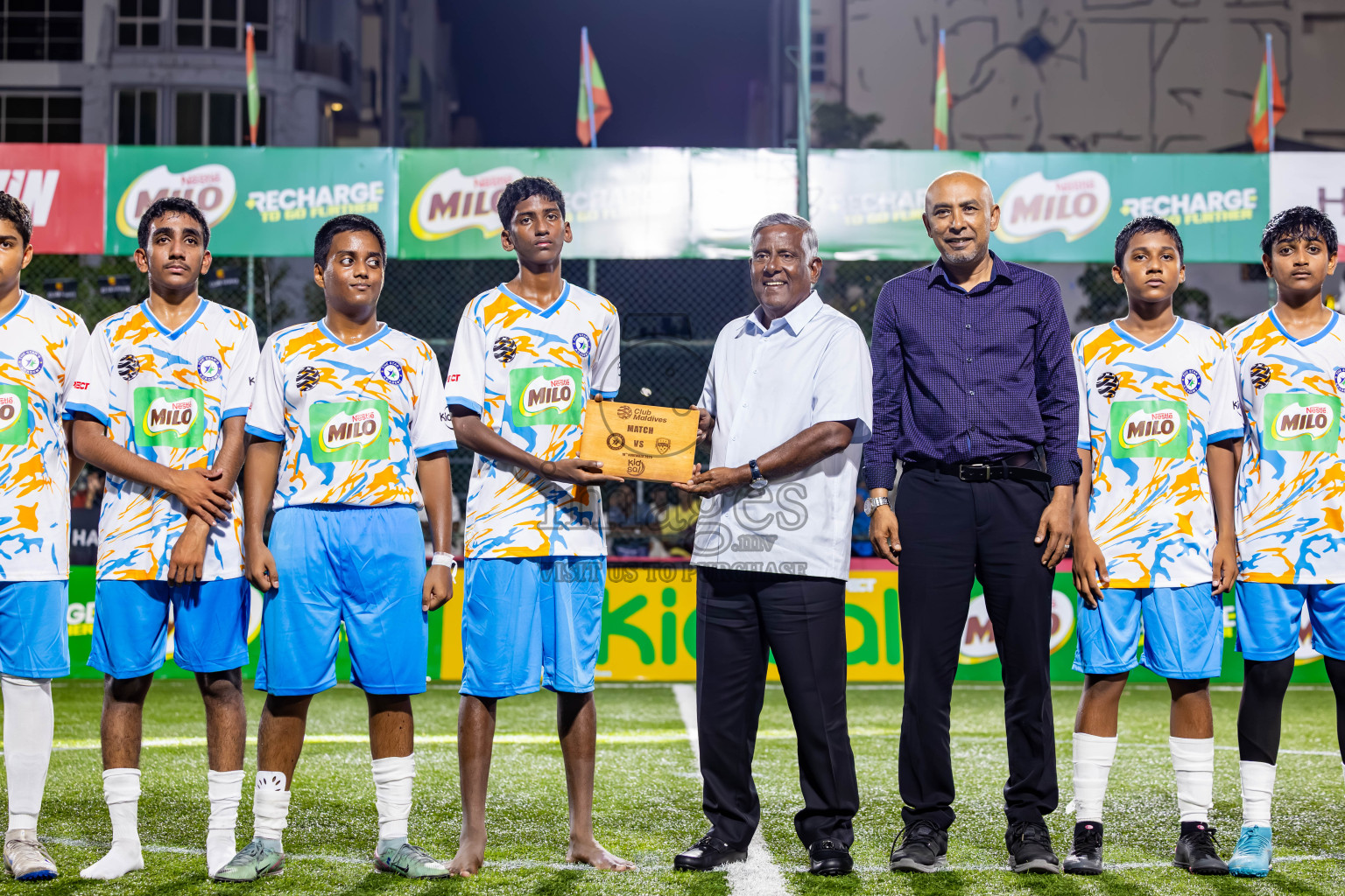 Arena vs Hawks in the Final of Milo Sector League 2025 was held in Rehendhi Futsal Ground, Hulhumale', Maldives on Tuesday, 18th November 2025. Photos: Nausham Waheed  / images.mv