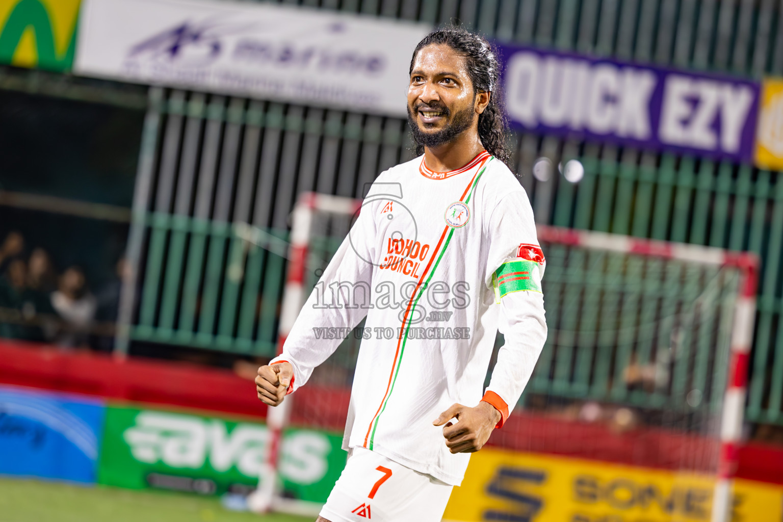 L Gan vs L Isdhoo in Laamu Atoll Finals Day 26 of Golden Futsal Challenge 2025 was held on Thursday , 30th January 2025, in Hulhumale', Maldives. Photos: Ismail Thoriq / images.mv