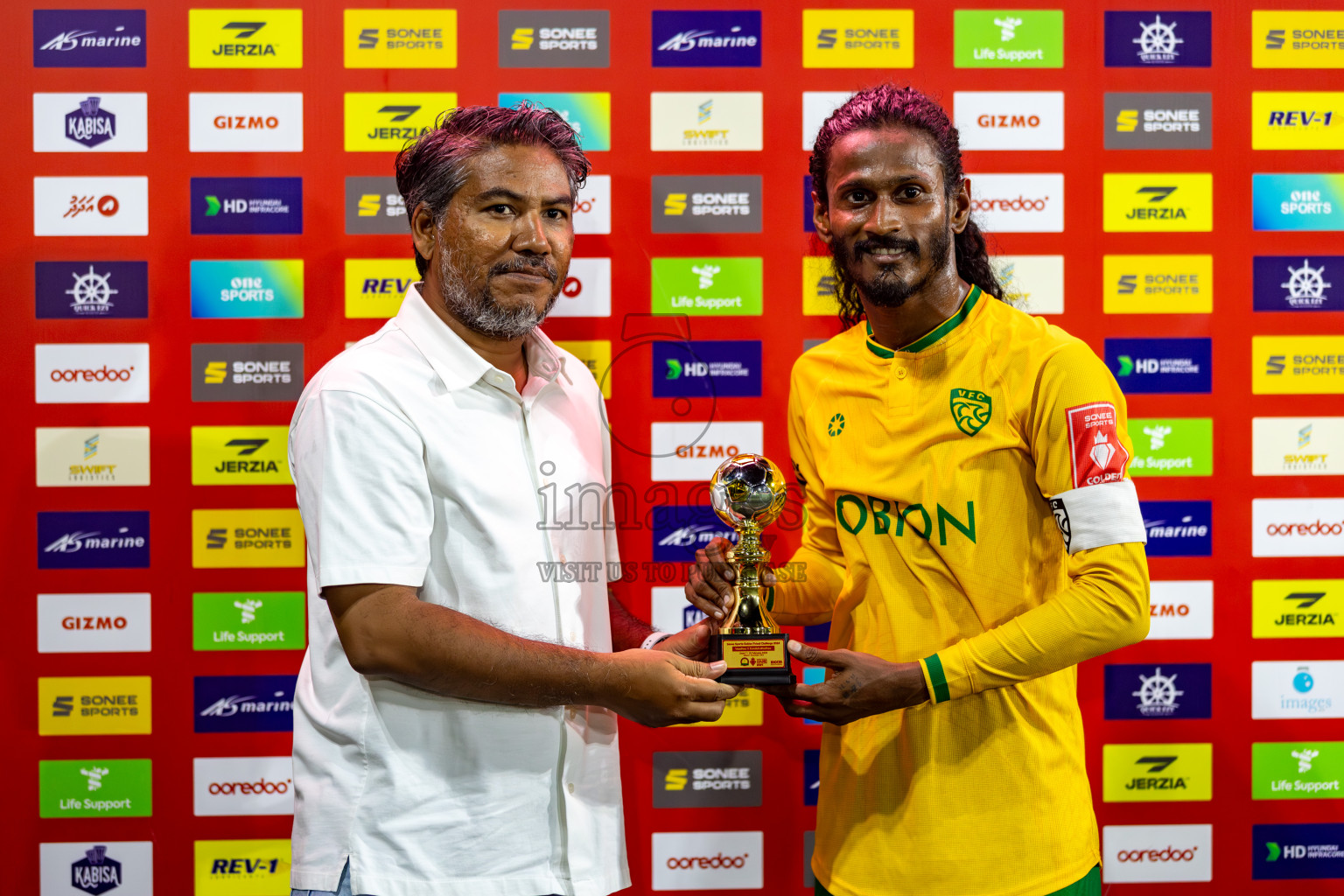 GDh. Vaadhoo VS GA. Kanduhulhudhoo on Day 33 of Golden Futsal Challenge 2024, held on Sunday, 18th February 2024, in Hulhumale', Maldives Photos: Hassan Simah / images.mv