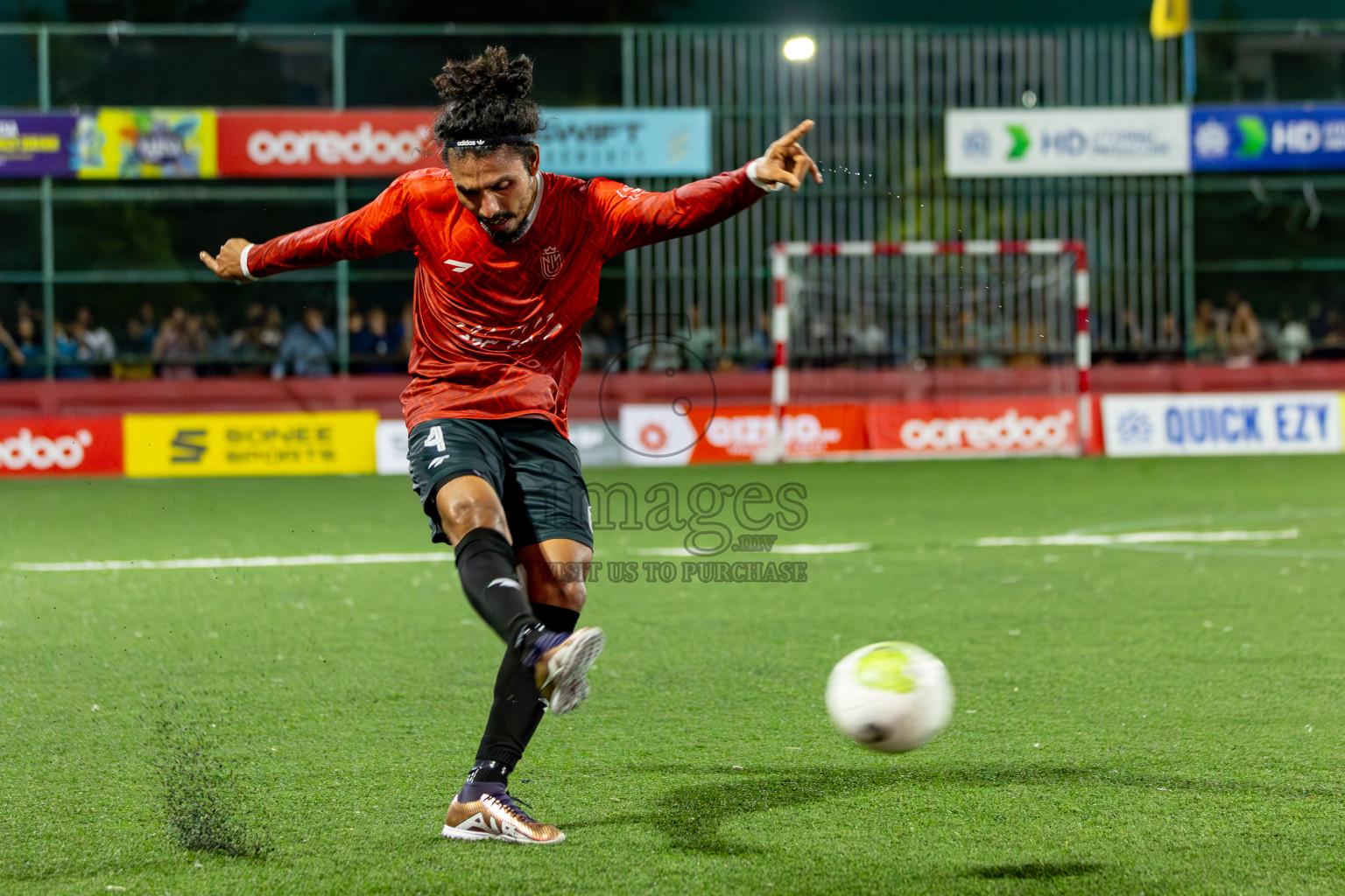 HDh. Nolhivaran VS HA. Utheemu on Day 35 of Golden Futsal Challenge 2024 was held on Tuesday, 20th February 2024, in Hulhumale', Maldives 
Photos: Hassan Simah, / images.mv