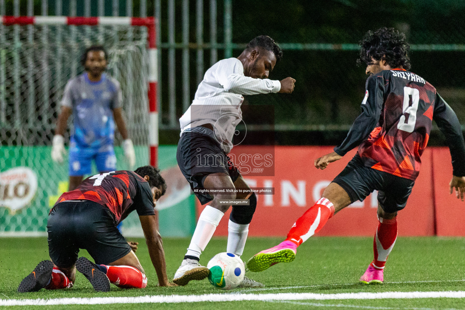 Aasandha vs Prisons RC in Club Maldives Cup 2023 held in Hulhumale, Maldives, on Monday, 17th July 2023 Photos: Nausham Waheed / images.mv