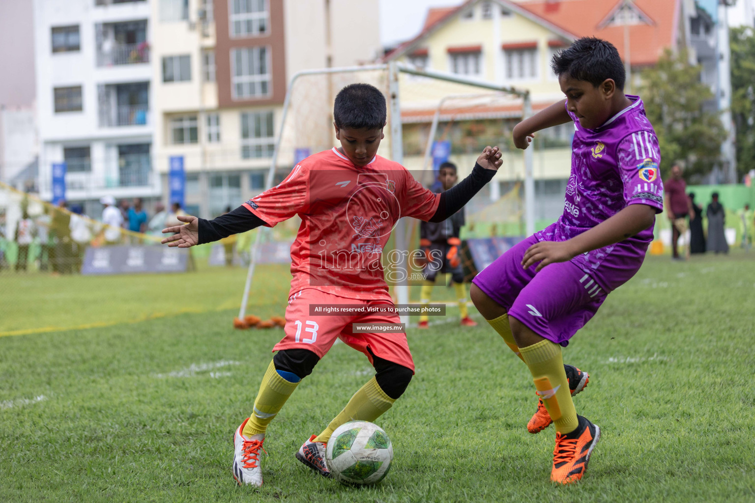 Day 1 of Nestle kids football fiesta, held in Henveyru Football Stadium, Male', Maldives on Wednesday, 11th October 2023 Photos: Shut Abdul Sattar/ Images.mv