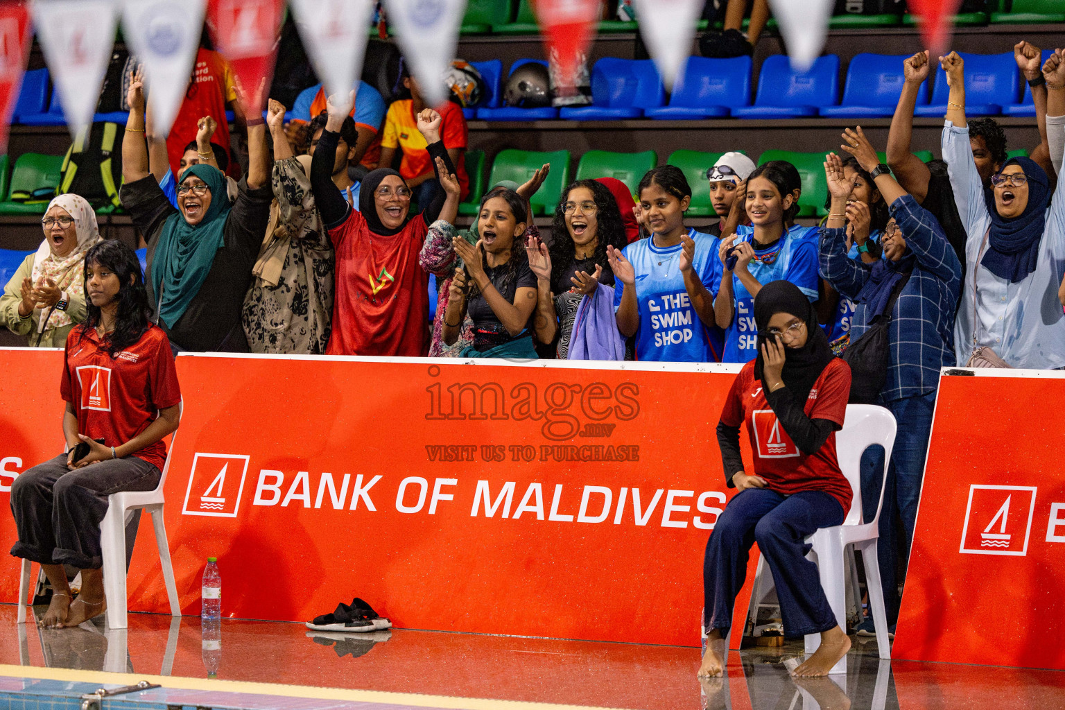 Day 4 of National Swimming Championship 2024 held in Hulhumale', Maldives on Monday, 16th December 2024. Photos: Hassan Simah / images.mv