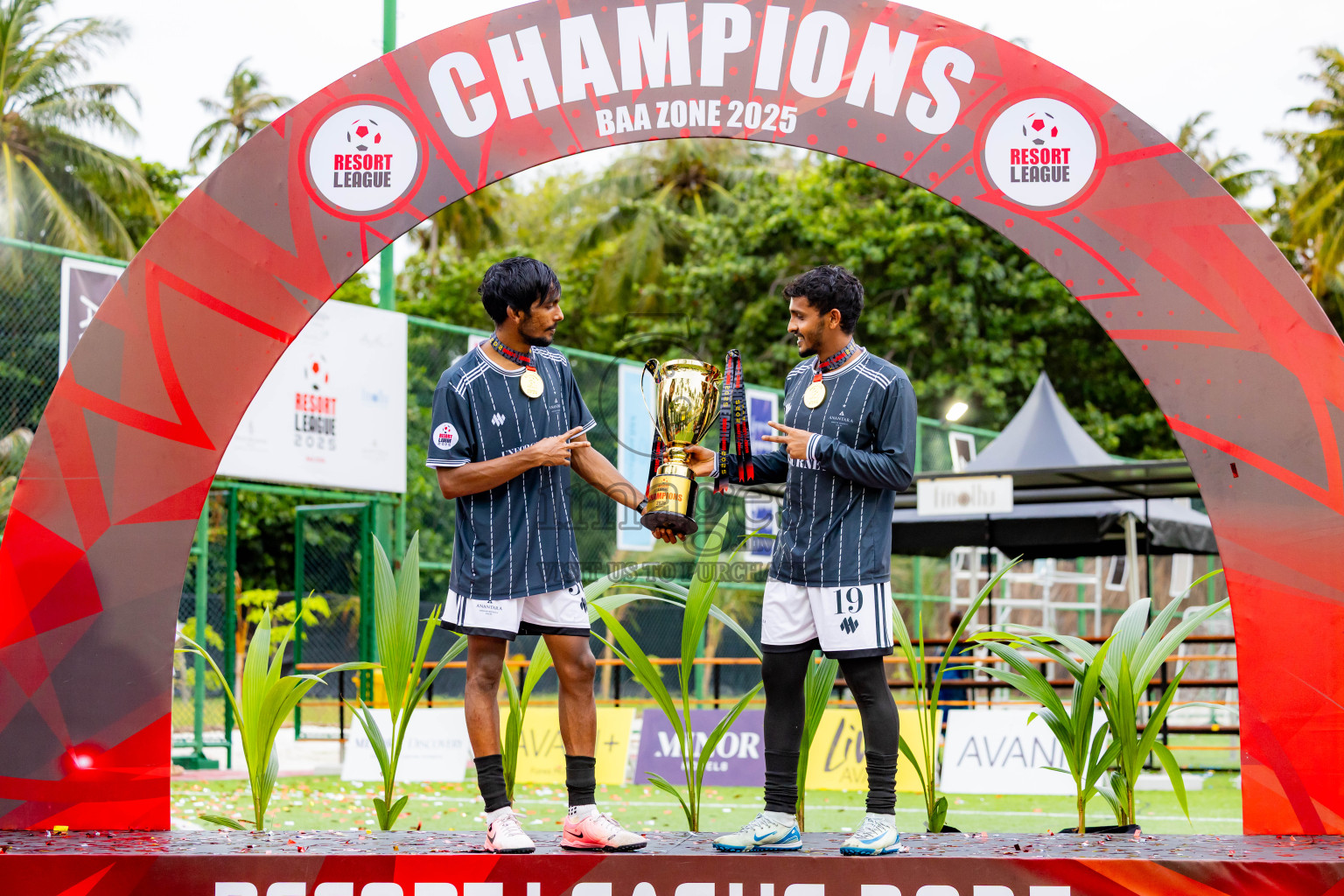 Anantara vs Finolhu in Final of Resort League 2025 (Baa Zone) was held on Friday, 18th July 2025 in Avani+ Fares Maldives Resort, Baa Atoll, Maldives. Photos: Nausham Waheed  / images.mv
