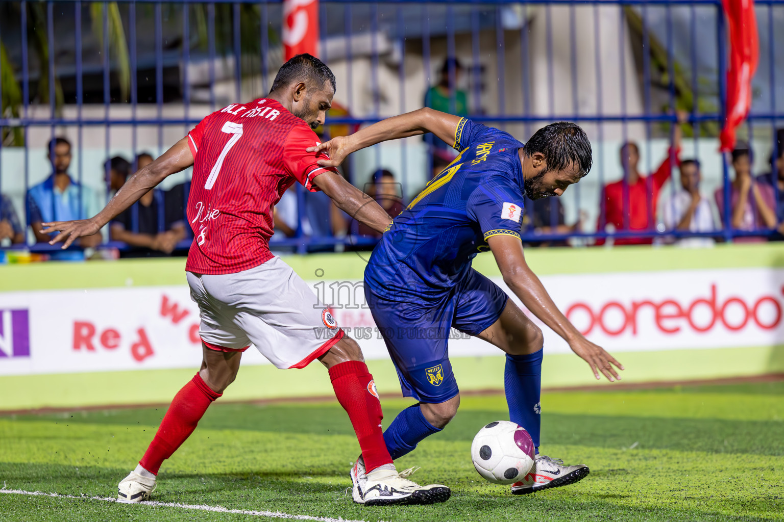 United V vs CC Sports Club in Semi Final of Eydhafushi Futsal Cup 2024 was held on Monday , 15th April 2024, in B Eydhafushi, Maldives Photos: Ismail Thoriq / images.mv