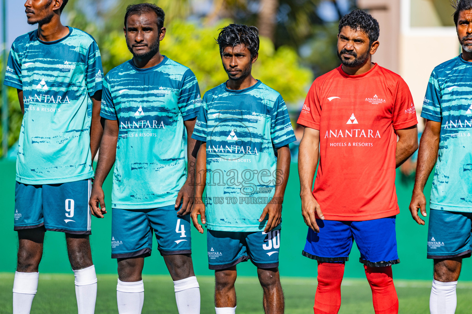 The Marina vs Anantara in Resort League 2025 (South Male Zone) was held on Sunday, 28th September 2025 in Crossroads's Maldives, Photos: Areef Adam / images.mv