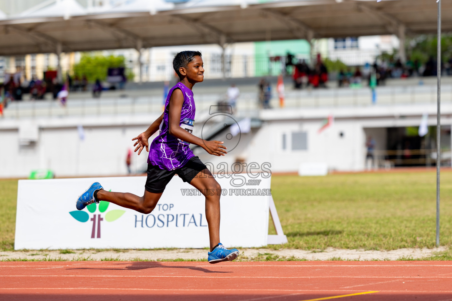 Day 2 of MWSC Interschool Athletics Championships 2024 held in Hulhumale Running Track, Hulhumale, Maldives on Sunday, 10th November 2024. 
Photos by: Hassan Simah / Images.mv