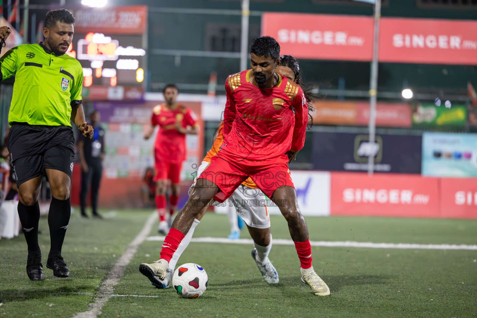 FSM vs Maldivian in Round of 16 of Club Maldives Cup 2024 held in Rehendi Futsal Ground, Hulhumale', Maldives on Monday, 7th October 2024. Photos: Ismail Thoriq / images.mv