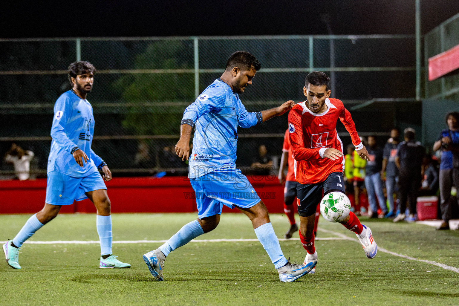 BML vs Antrac in Day 11 of Office League 2025 was held on Saturday, 26th April 2025 in Hulhumale', Maldives. 
Photos: Hassan Simah / images.mv