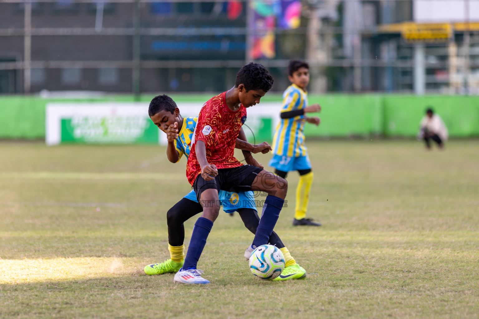 Club Valencia vs Super United Sports (U12) in Day 9 of Dhivehi Youth League 2024 held at Henveiru Stadium on Saturday, 14th December 2024. Photos: Mohamed Mahfooz Moosa / Images.mv