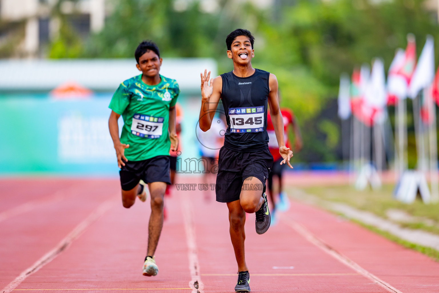 Day 5 of MWSC Interschool Athletics Championships 2024 held in Hulhumale Running Track, Hulhumale, Maldives on Wednesday, 13th November 2024. Photos by: Nausham Waheed / Images.mv