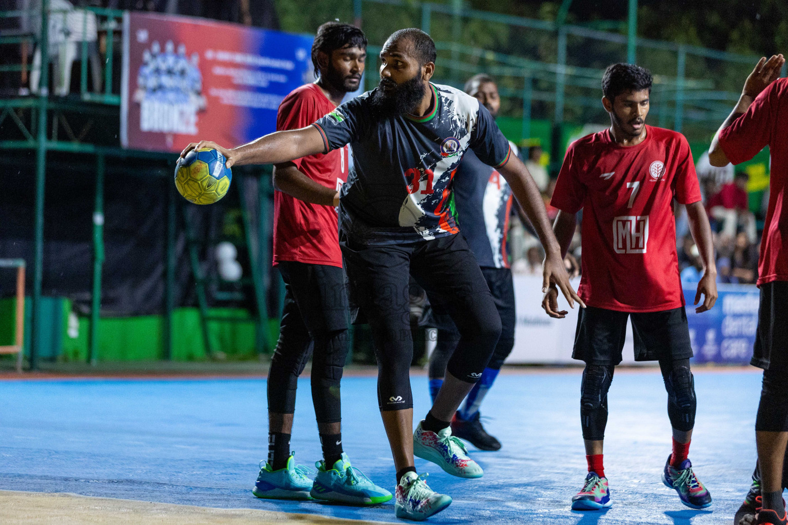 Division one Final 10th National Handball Tournament 2023, held in Handball ground, Male', Maldives on Saturday, 13th January 2023 Photos: Nausham Waheed/ Images.mv